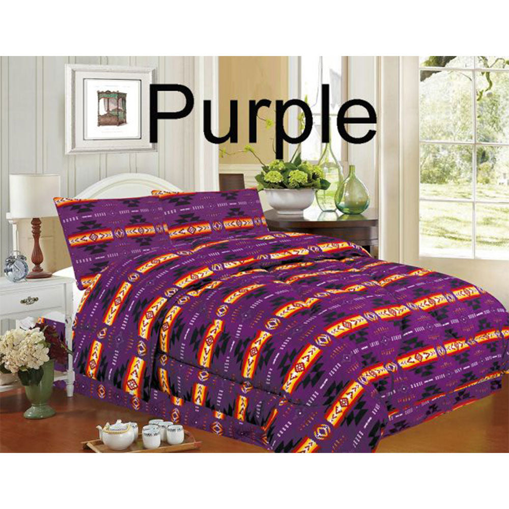 4PC Navajo Print Sheet Set 16112
