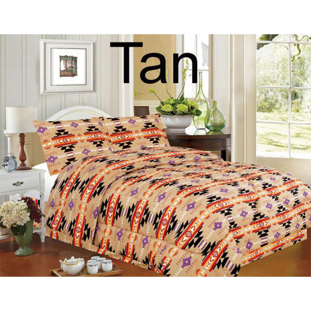 4PC Navajo Print Sheet Set 16112