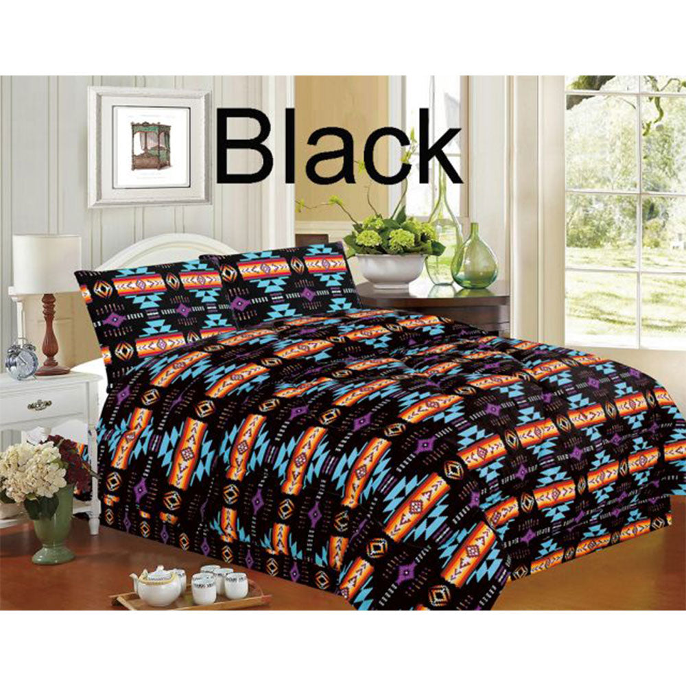 4PC Navajo Print Sheet Set 16112