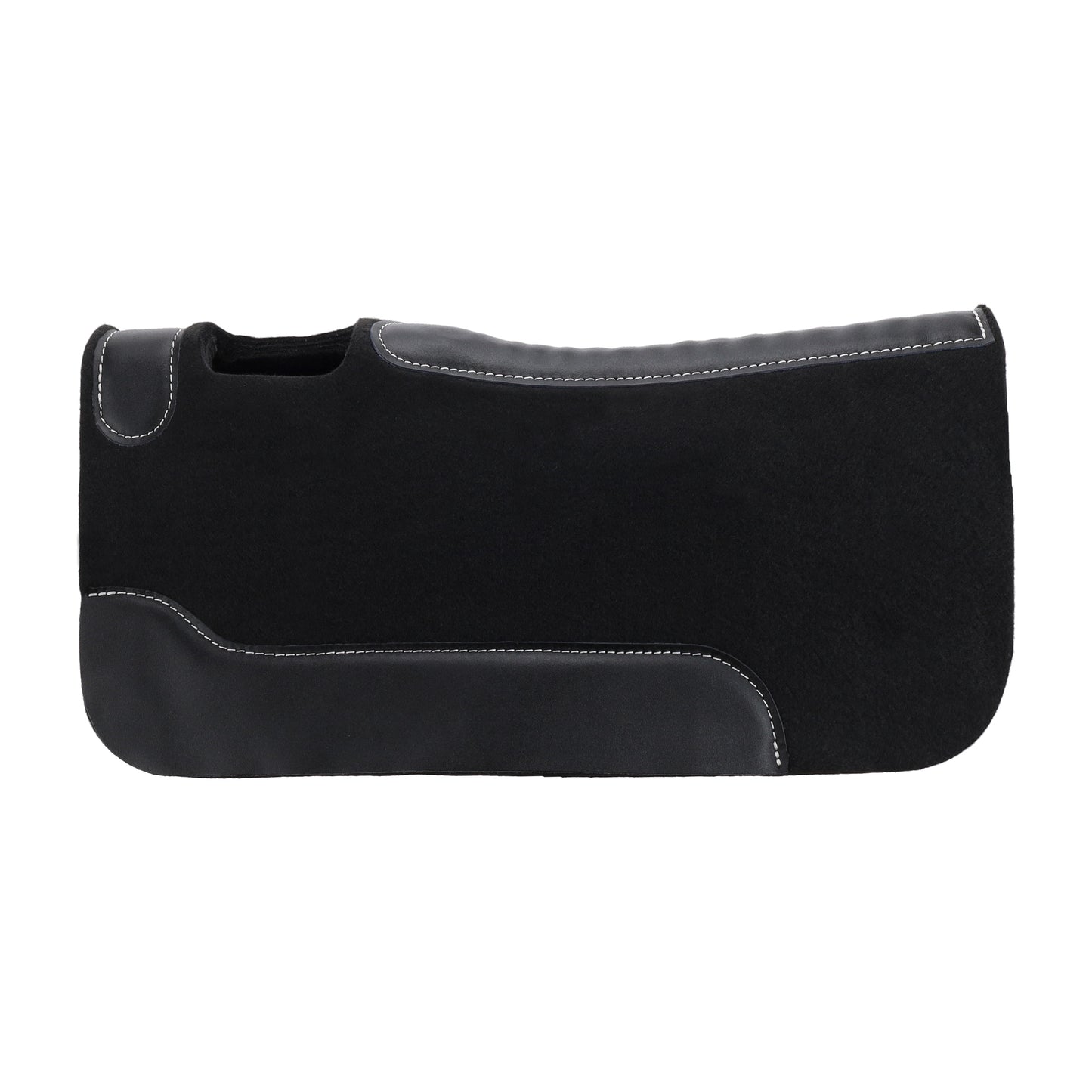 24" x 24" Black Contoured Felt Saddle Pad 14-4595