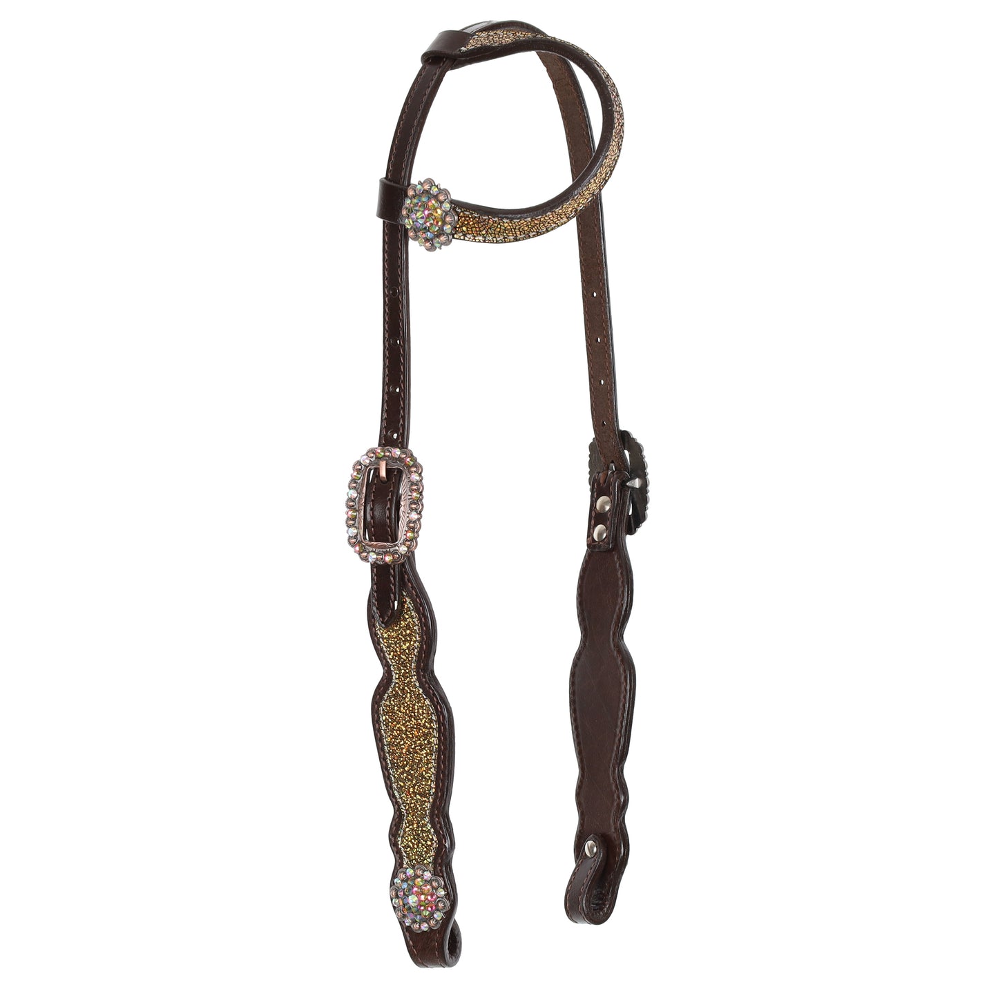 Showman Limited Edition Golden Hour One Ear Headstall and Breastcollar Set 14970L