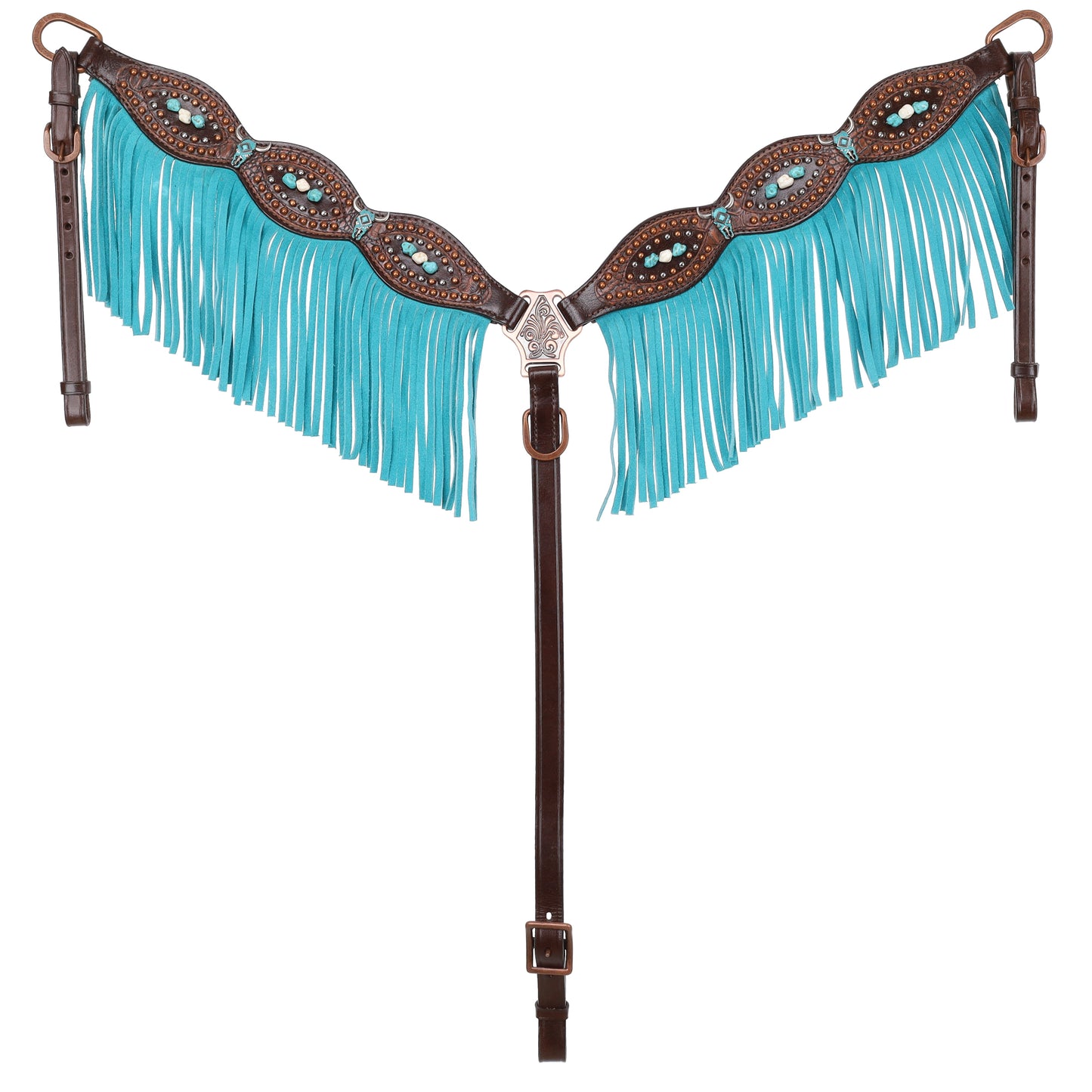 Showman Limited Edition Celestial Steer One Ear Headstall and Breastcollar Set 14997L