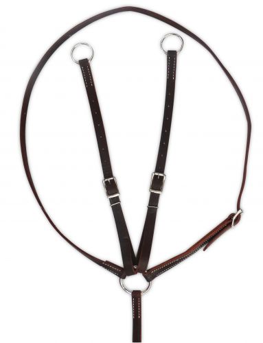 Showman Argentina cow leather running martingale 175615