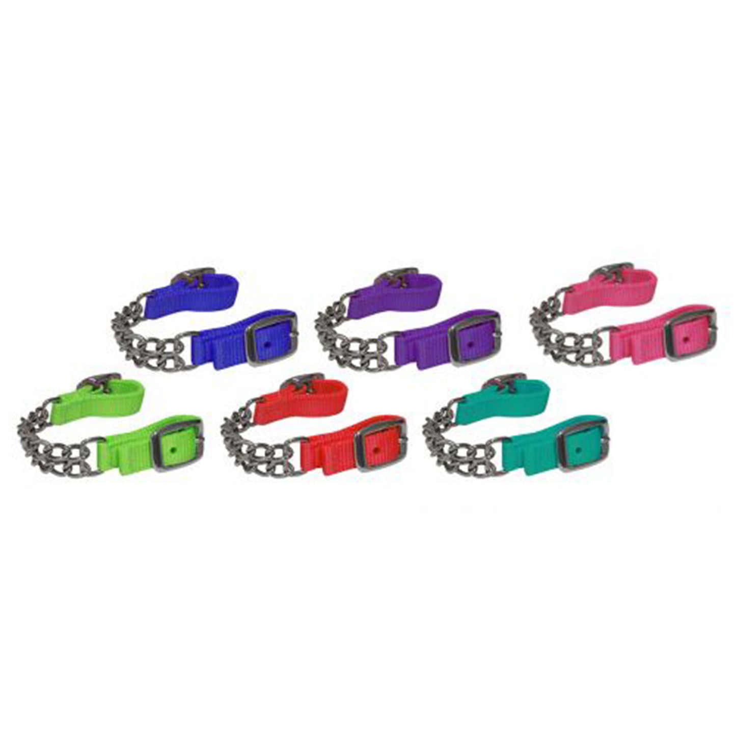 Showman Fully adjustable end double chain nylon curb chain 176034