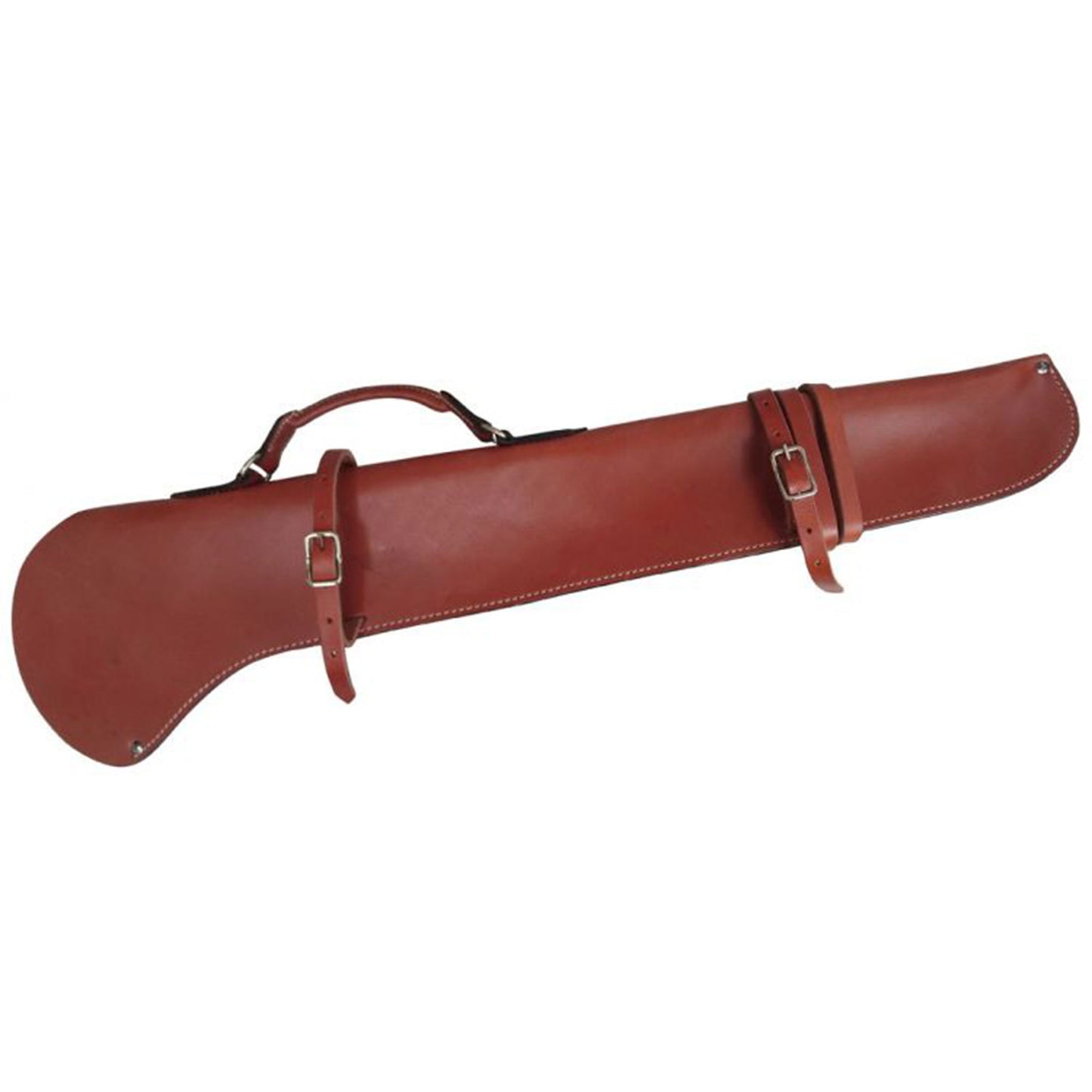 Showman 34" leather gun scabbard with silver buckles 177676