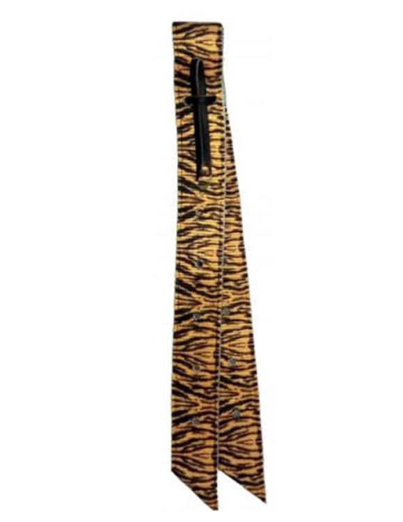 Showman Premium Quality Tiger Print Billet and Tie Strap Set 177212