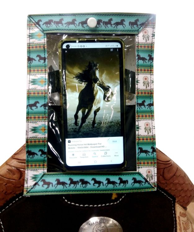 Showman Smart Phone Southwest Design Print Case for Saddle 177242