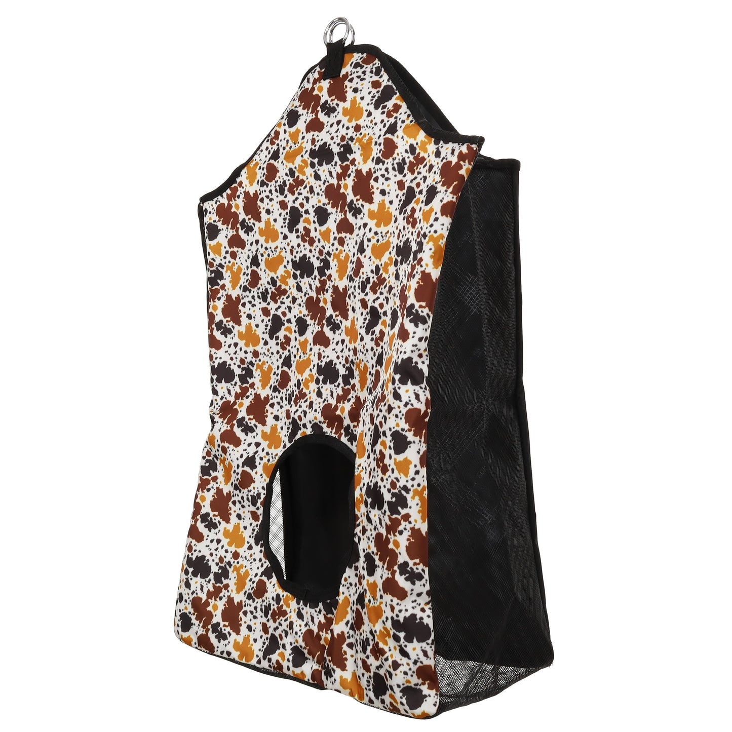 Showman Cow Print Hay Bag with Mesh Sides and Bottom 178425