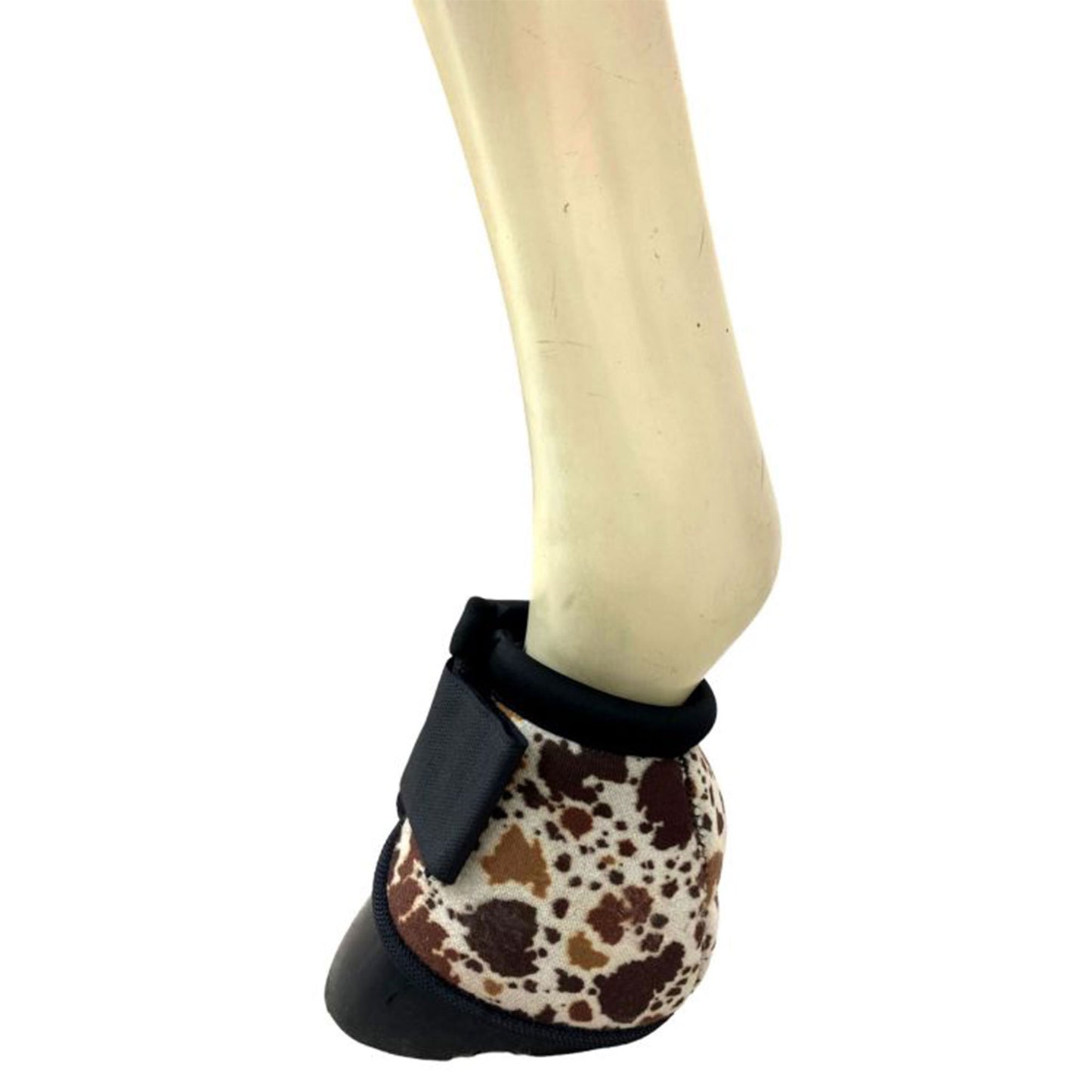 Showman Cow Print Elite Equine Bell Boot *Sold in Pairs* 178584