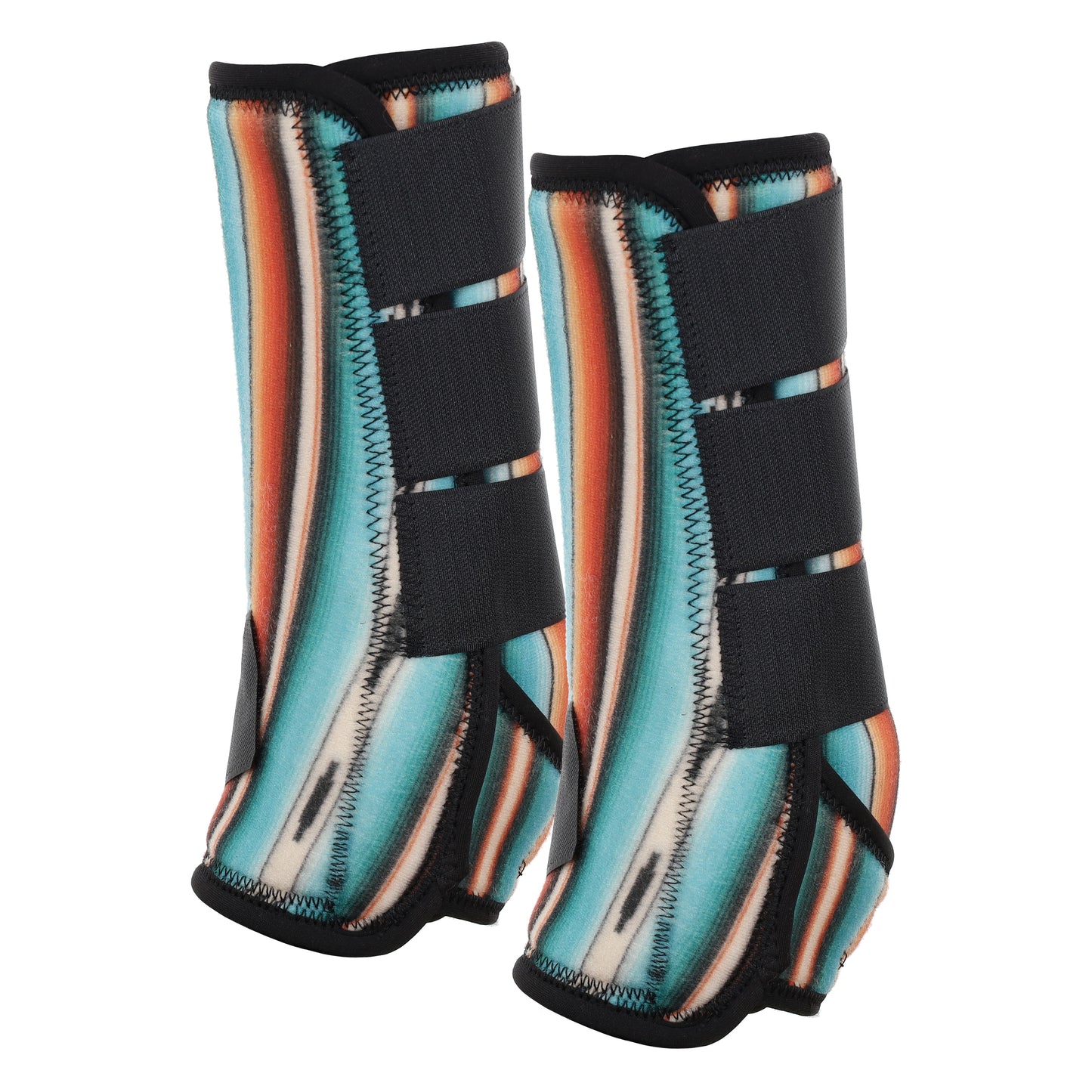 Showman Teal Serape Elite Equine Sports Medicine Boot 178586
