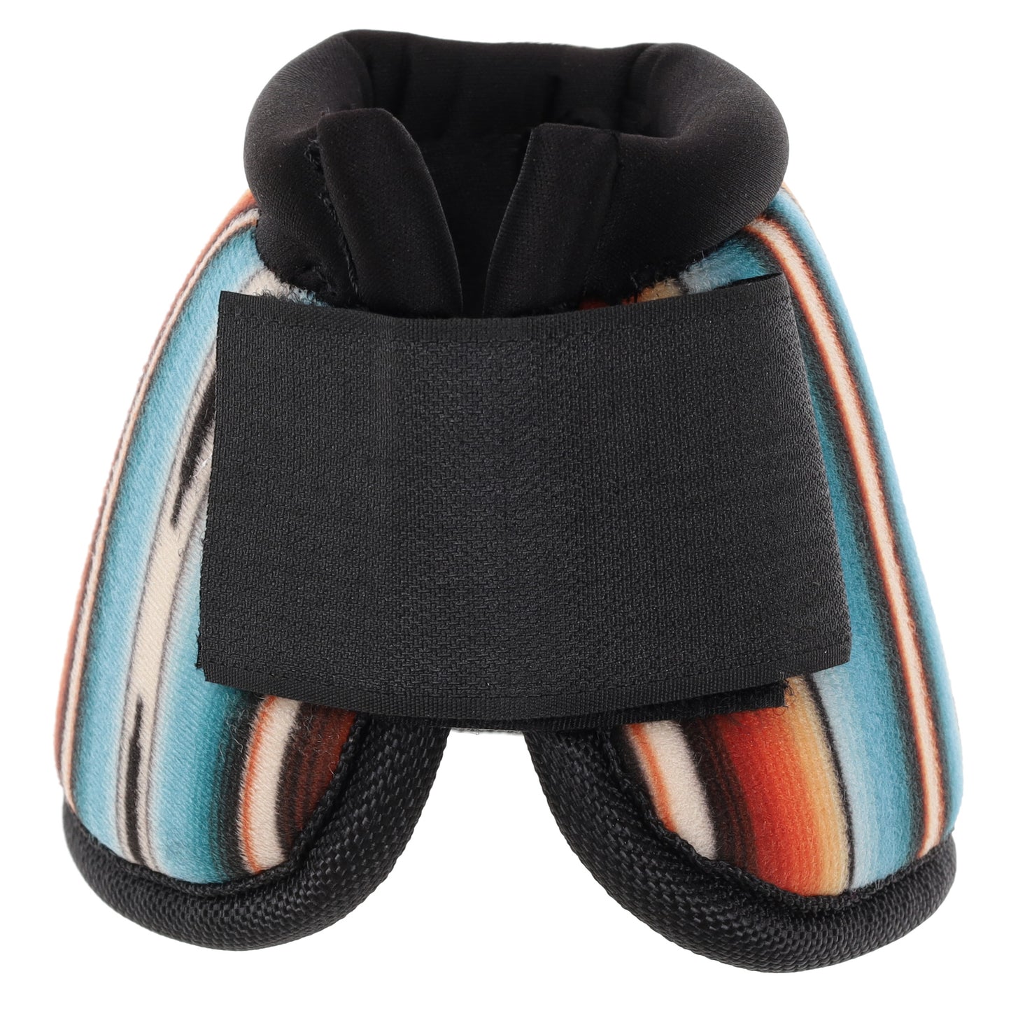 Showman Teal Serape Elite Equine Bell Boot 178587
