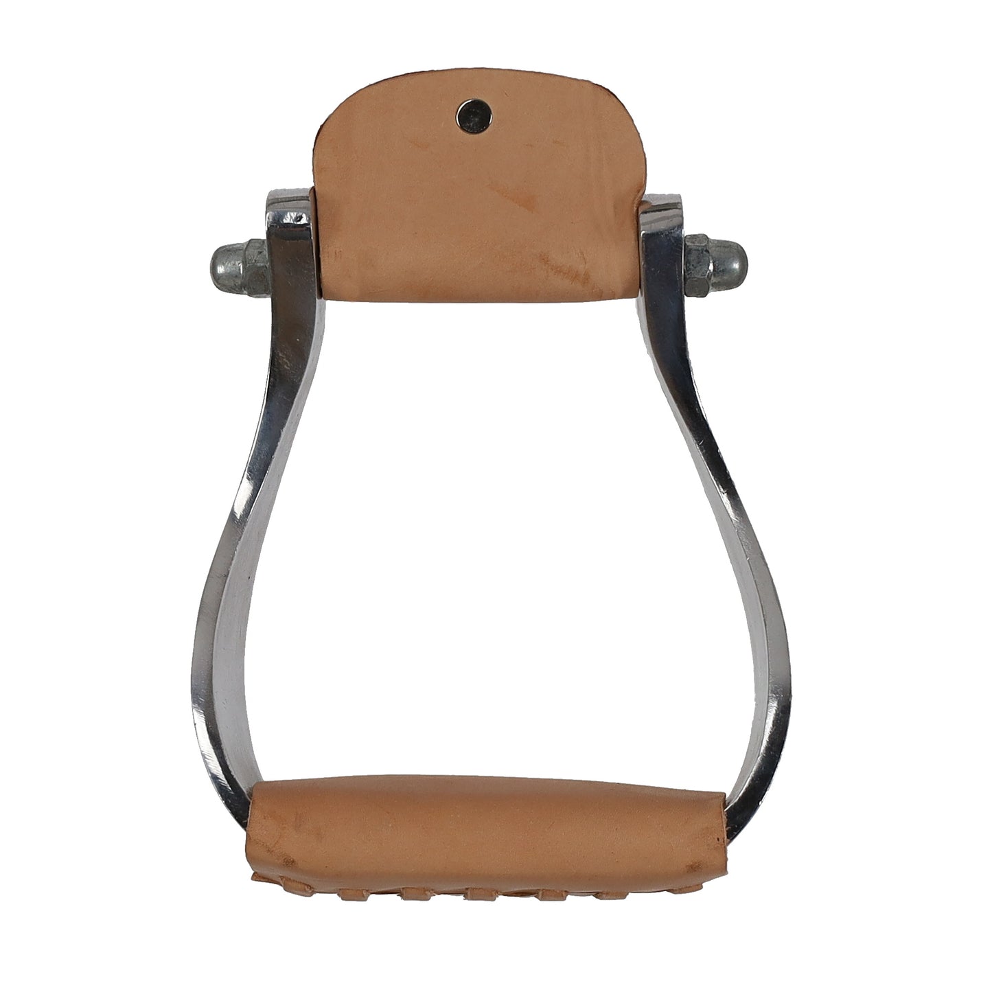 Showman Polished Aluminum Engraved Wide Stirrups 178843