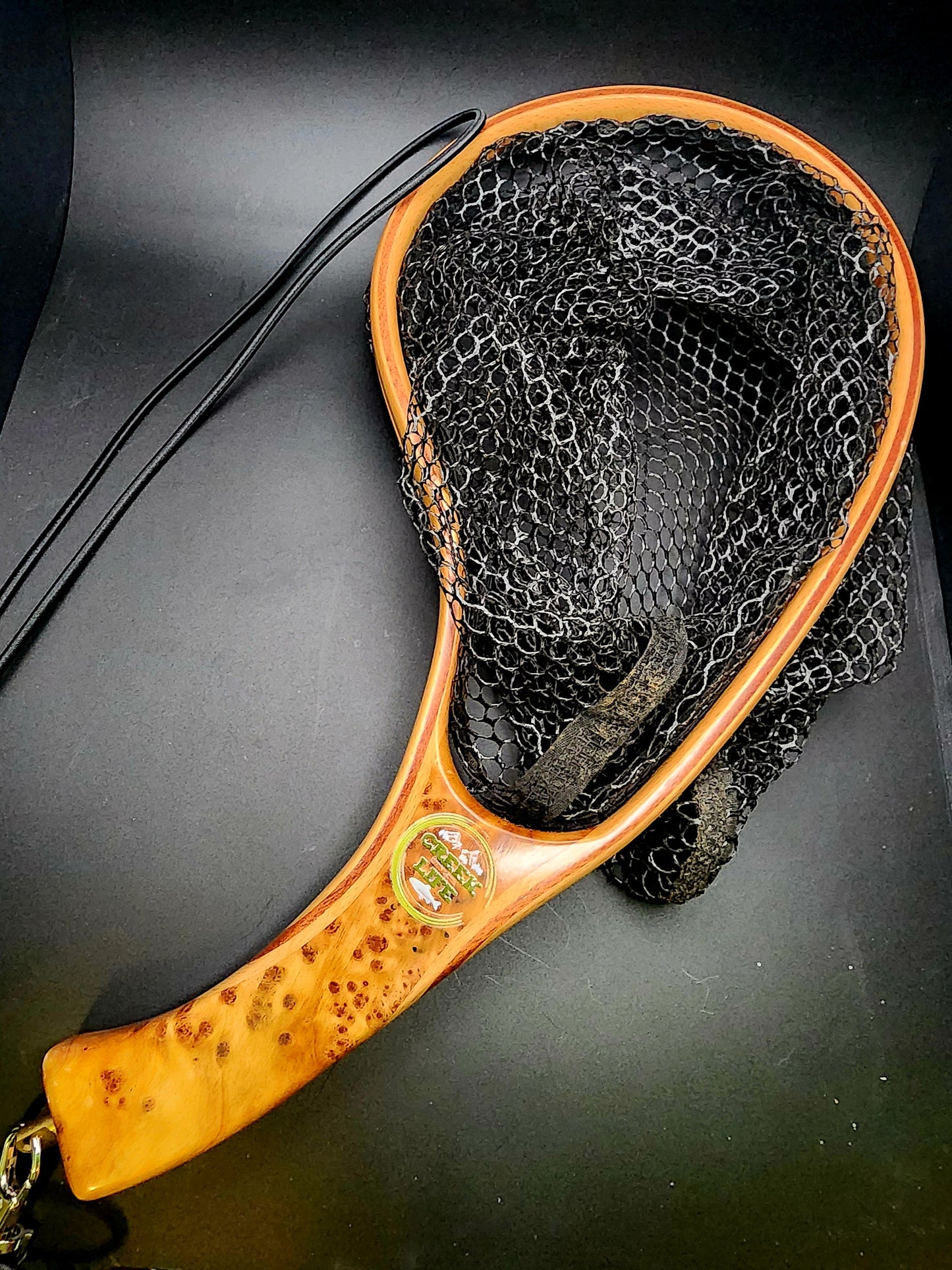 The "Critter Getter" Wood w/ Rubber Landing Net
