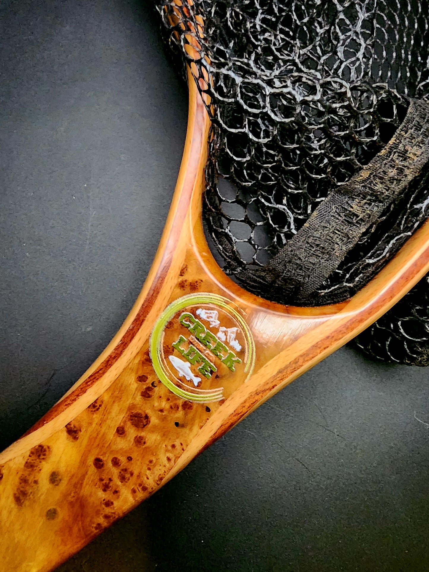 The "Critter Getter" Wood w/ Rubber Landing Net