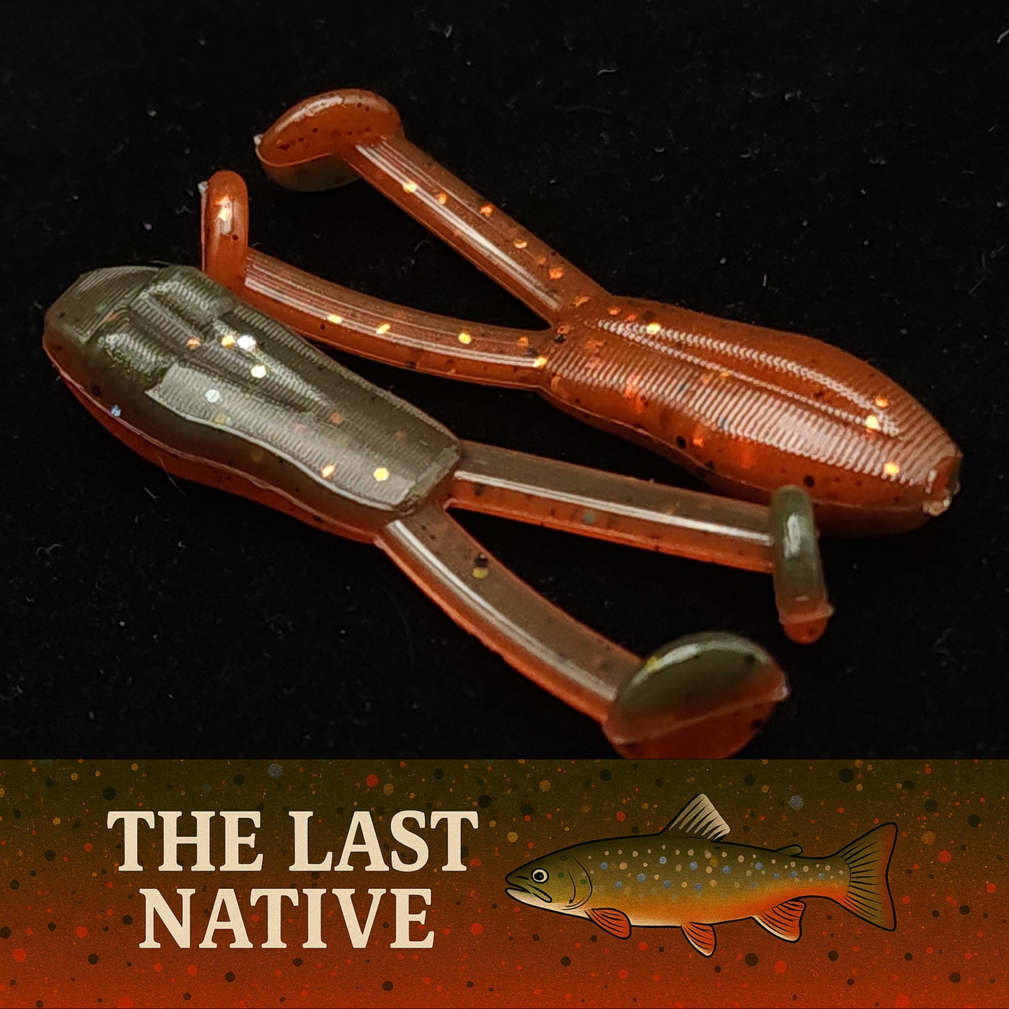 Jar of 1.7" Inch Micro Frog "The Creek Croaker"