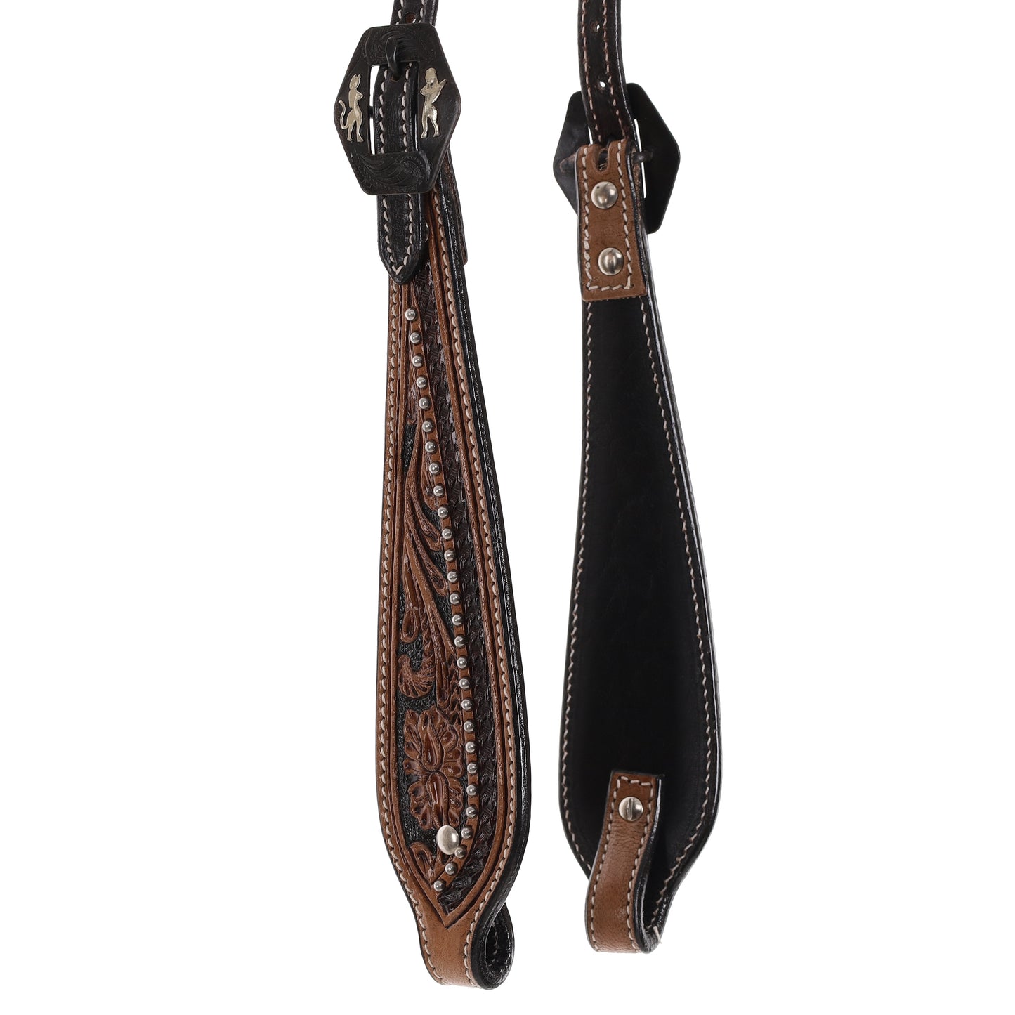 Showman One Ear Headstall with Angel and Devil Buckle 202888