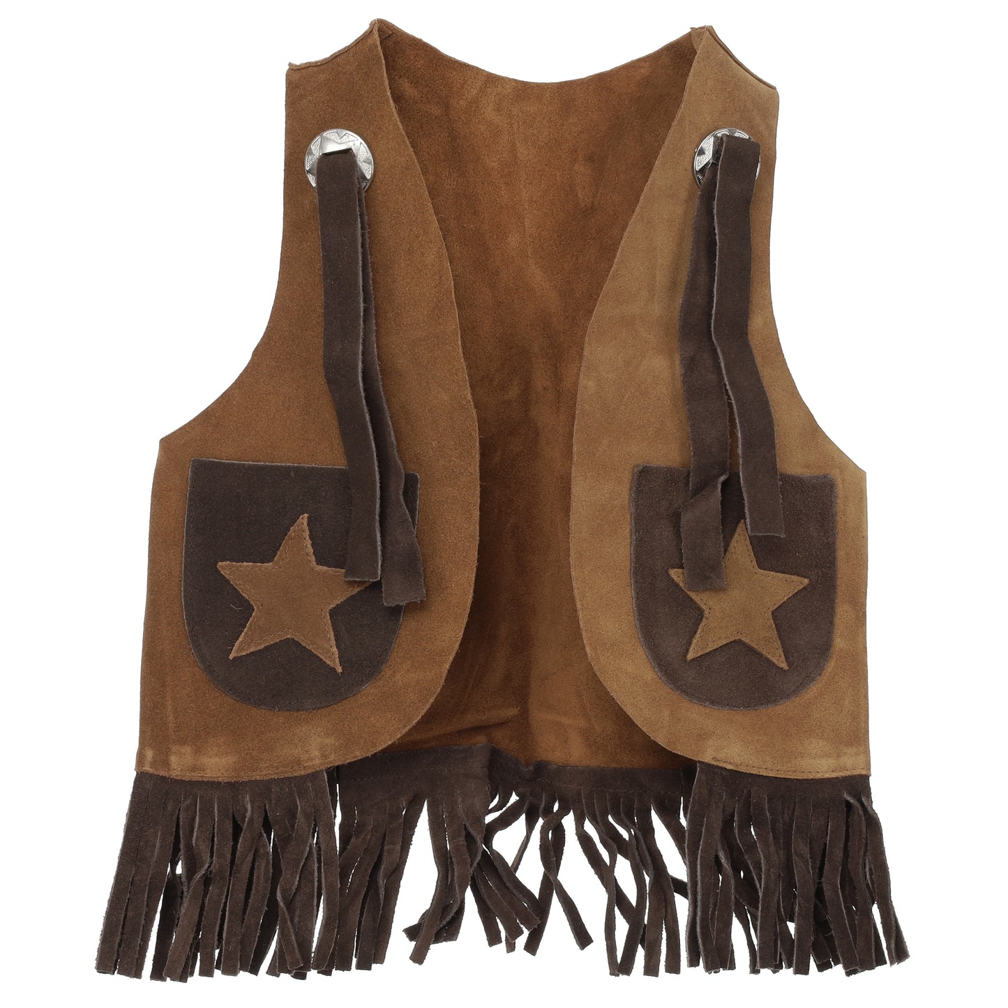 Showman Kid's Mustang Bay Chaps and Vest with Star Design 2442