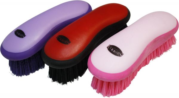 Showman soft grip dandy grooming brush 24541