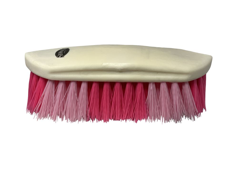 Showman Plastic handle medium bristle body brush 24542
