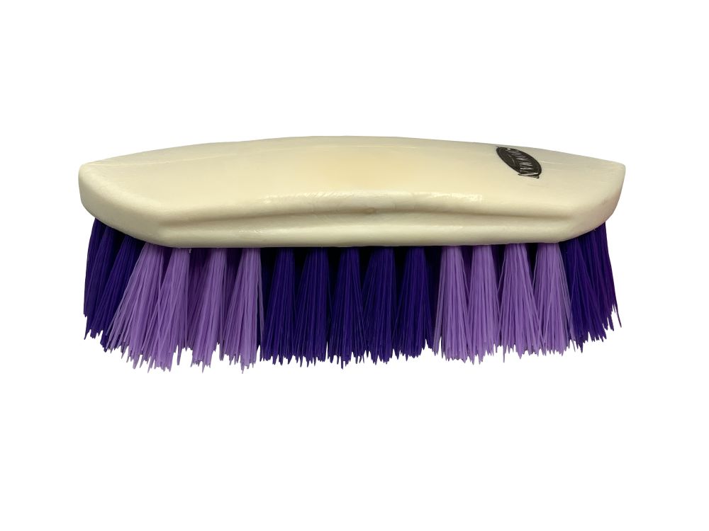 Showman Plastic handle medium bristle body brush 24542