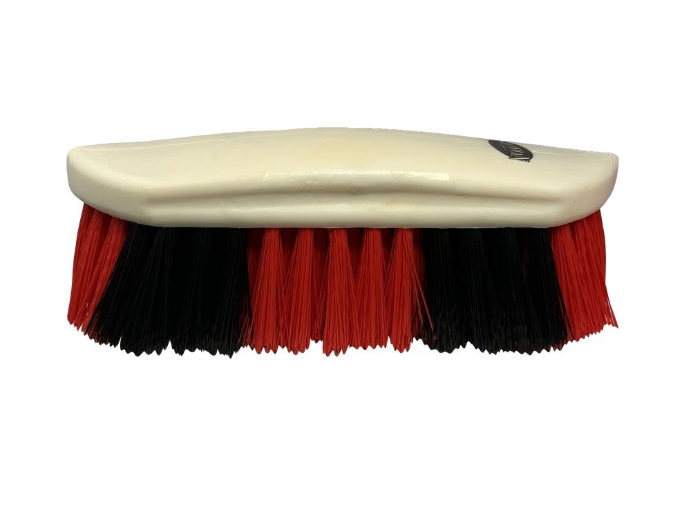 Showman Plastic handle medium bristle body brush 24542