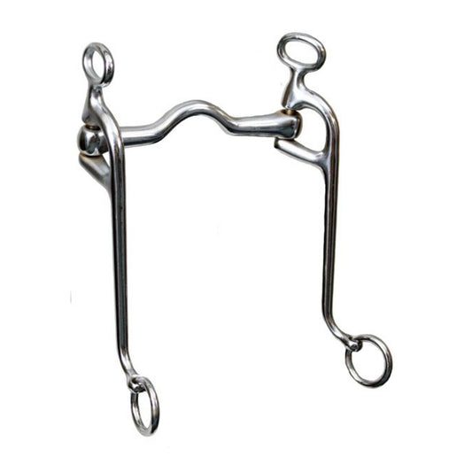 Showman chrome plated walking horse bit with 5" mouth 255027