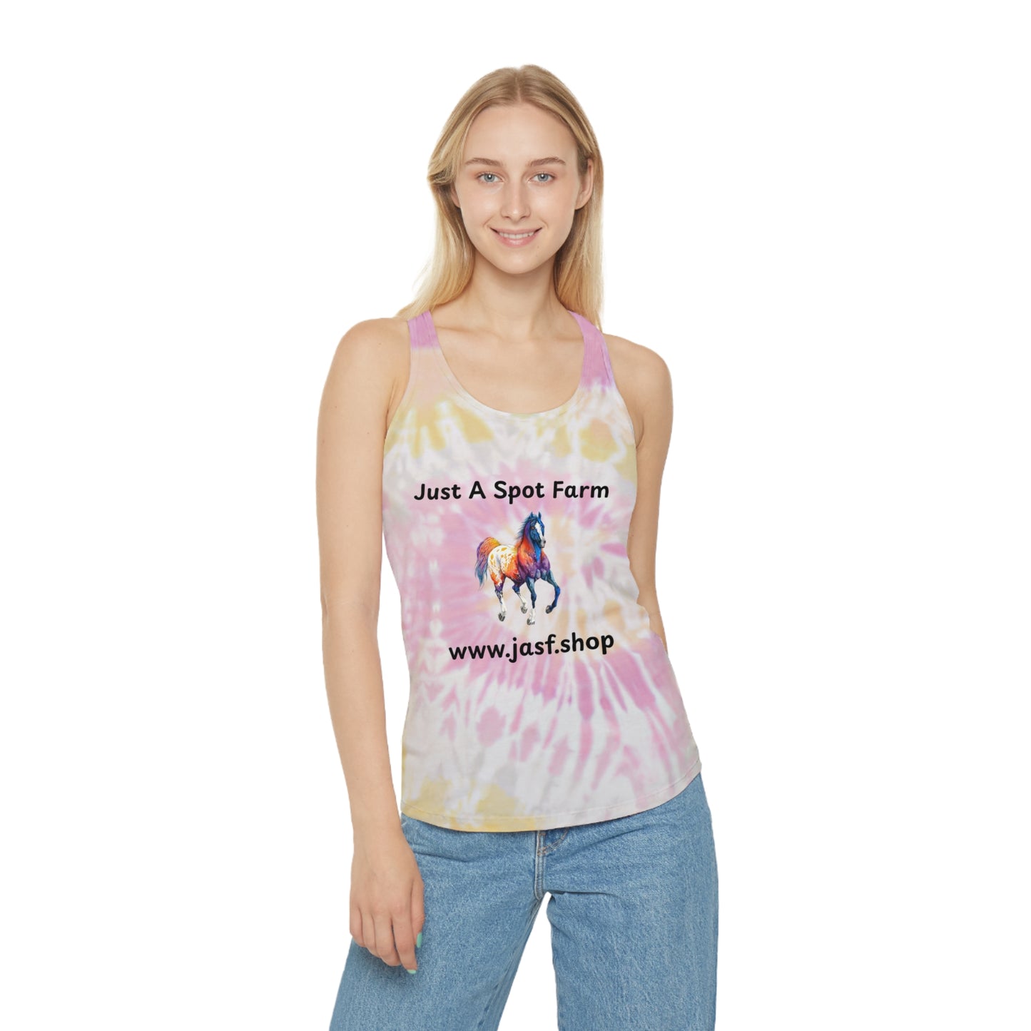 Tie Dye Racerback Tank Top Appaloosa