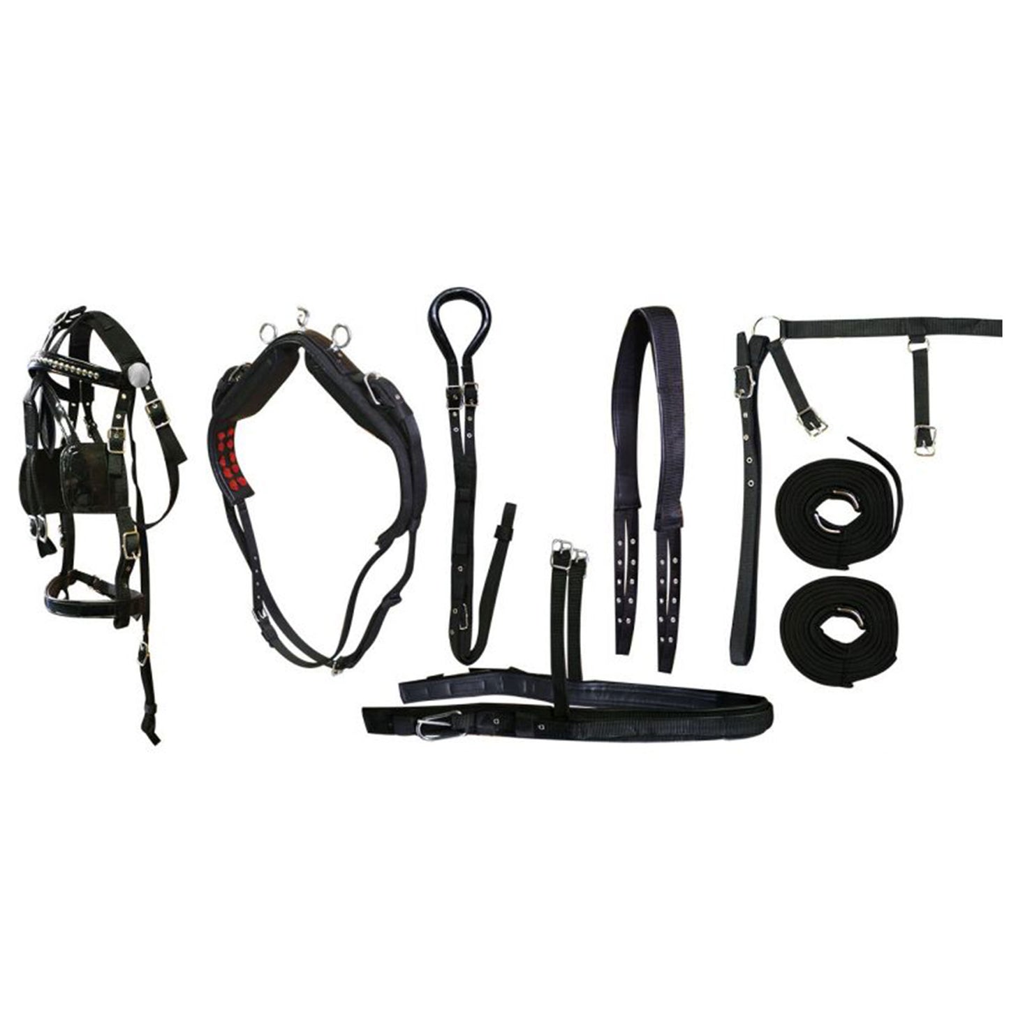 Medium / Large Pony size nylon driving harness 3220