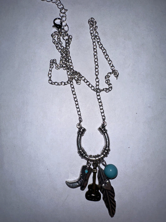 Horseshoe Pendant Necklace