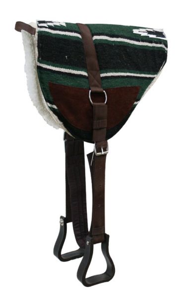 Showman Navajo Bareback Saddle Pad with Kodel Fleece Bottom 6017