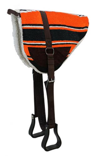 Showman Navajo Bareback Saddle Pad with Kodel Fleece Bottom 6017