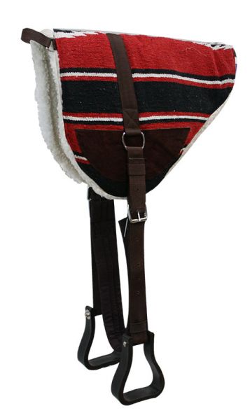 Showman Navajo Bareback Saddle Pad with Kodel Fleece Bottom 6017