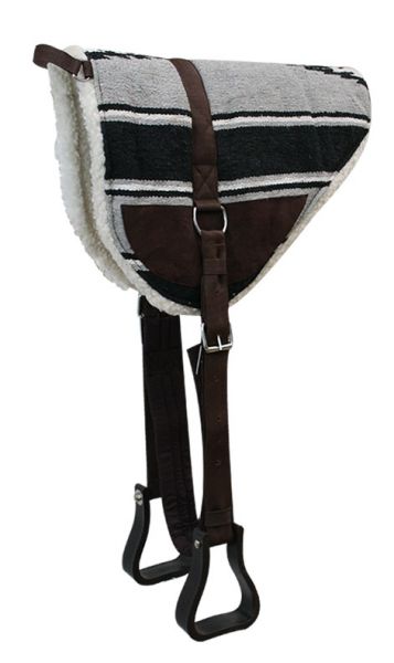 Showman Navajo Bareback Saddle Pad with Kodel Fleece Bottom 6017