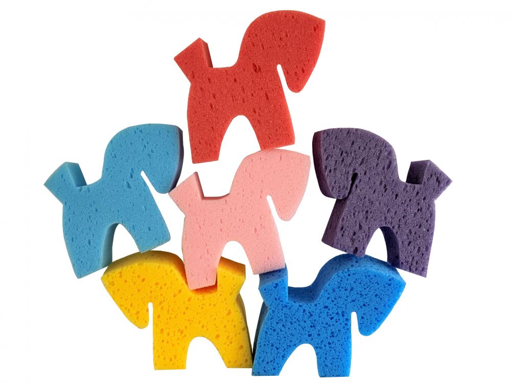 Horse-Shaped Sponge - 6 Pack 72G6750