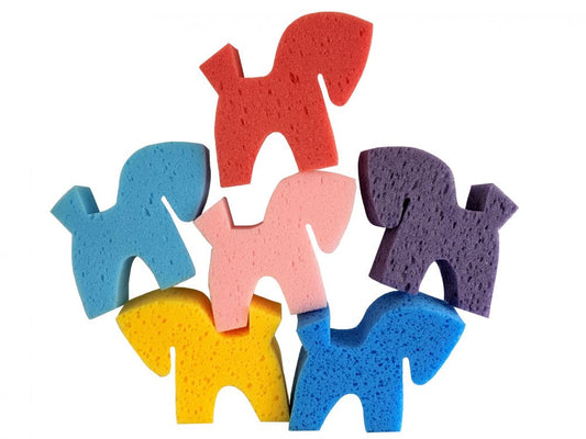 Horse-Shaped Sponge - 6 Pack 72G6750