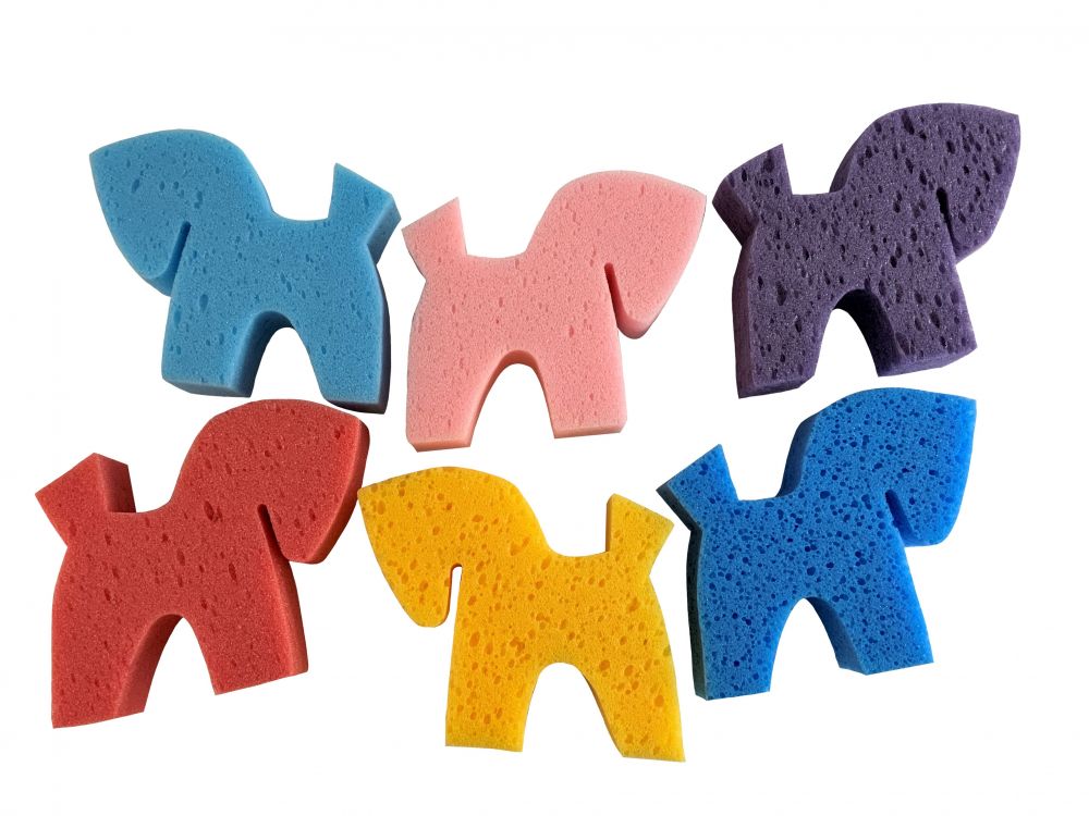Horse-Shaped Sponge - 6 Pack 72G6750