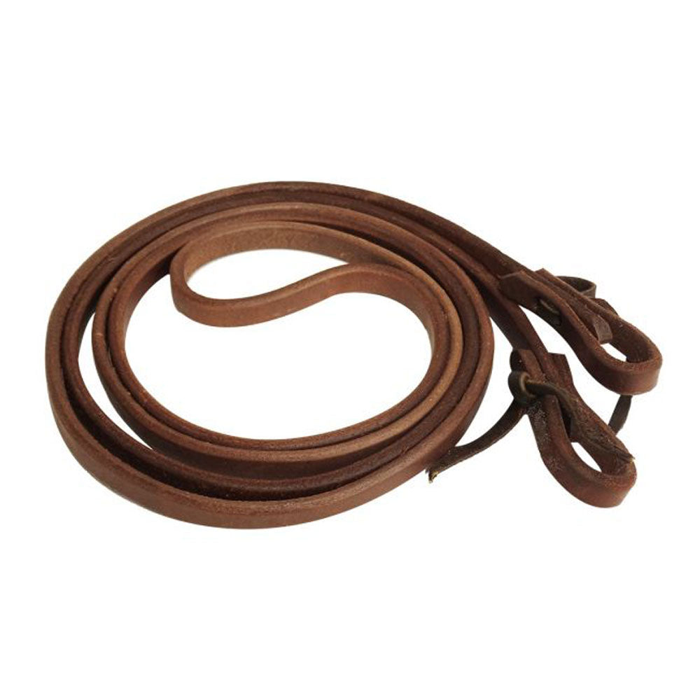 Showman 1/2" X 8' Oiled Harness Leather Roping Reins 7401