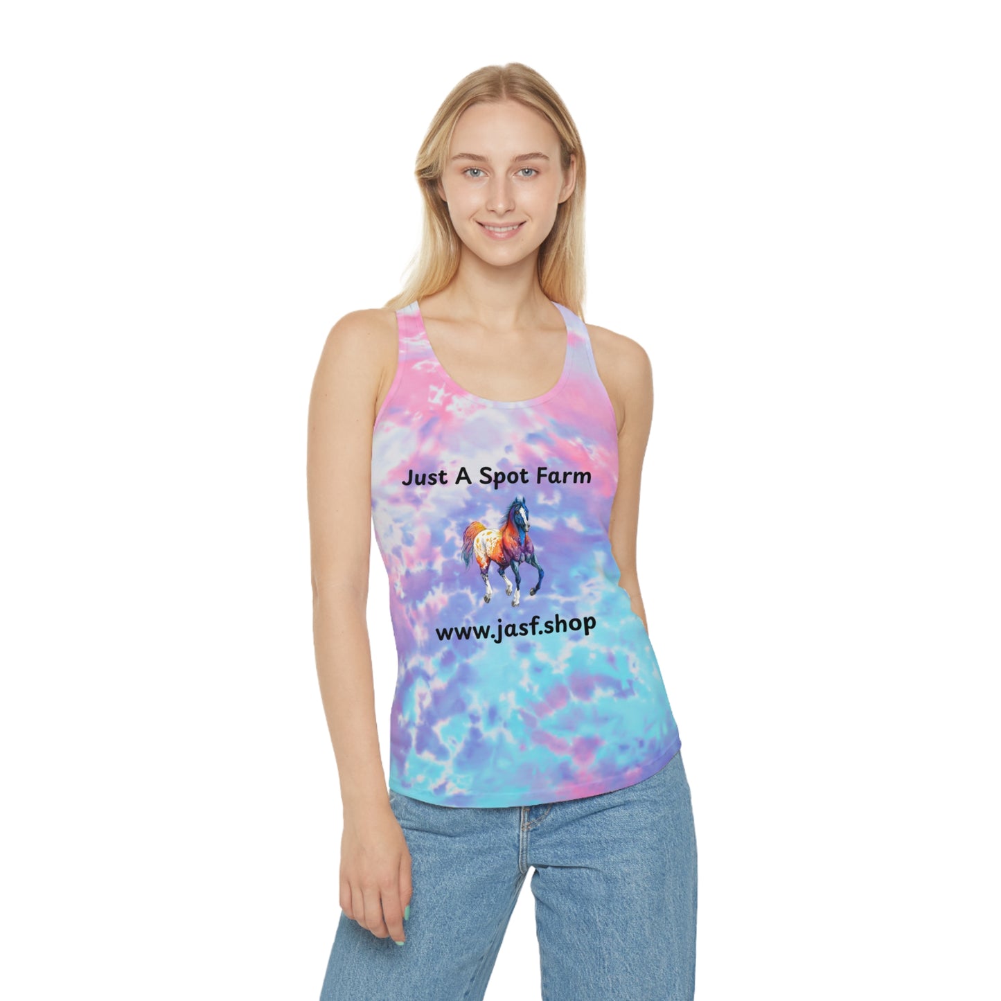 Tie Dye Racerback Tank Top Appaloosa