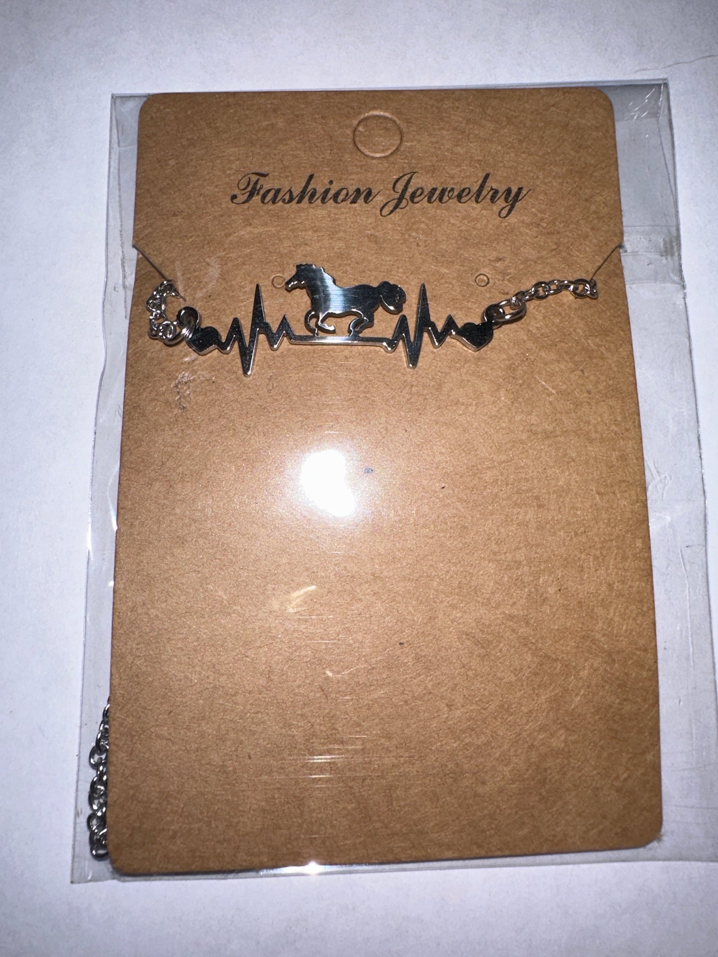 Horse Heartbeat Necklace