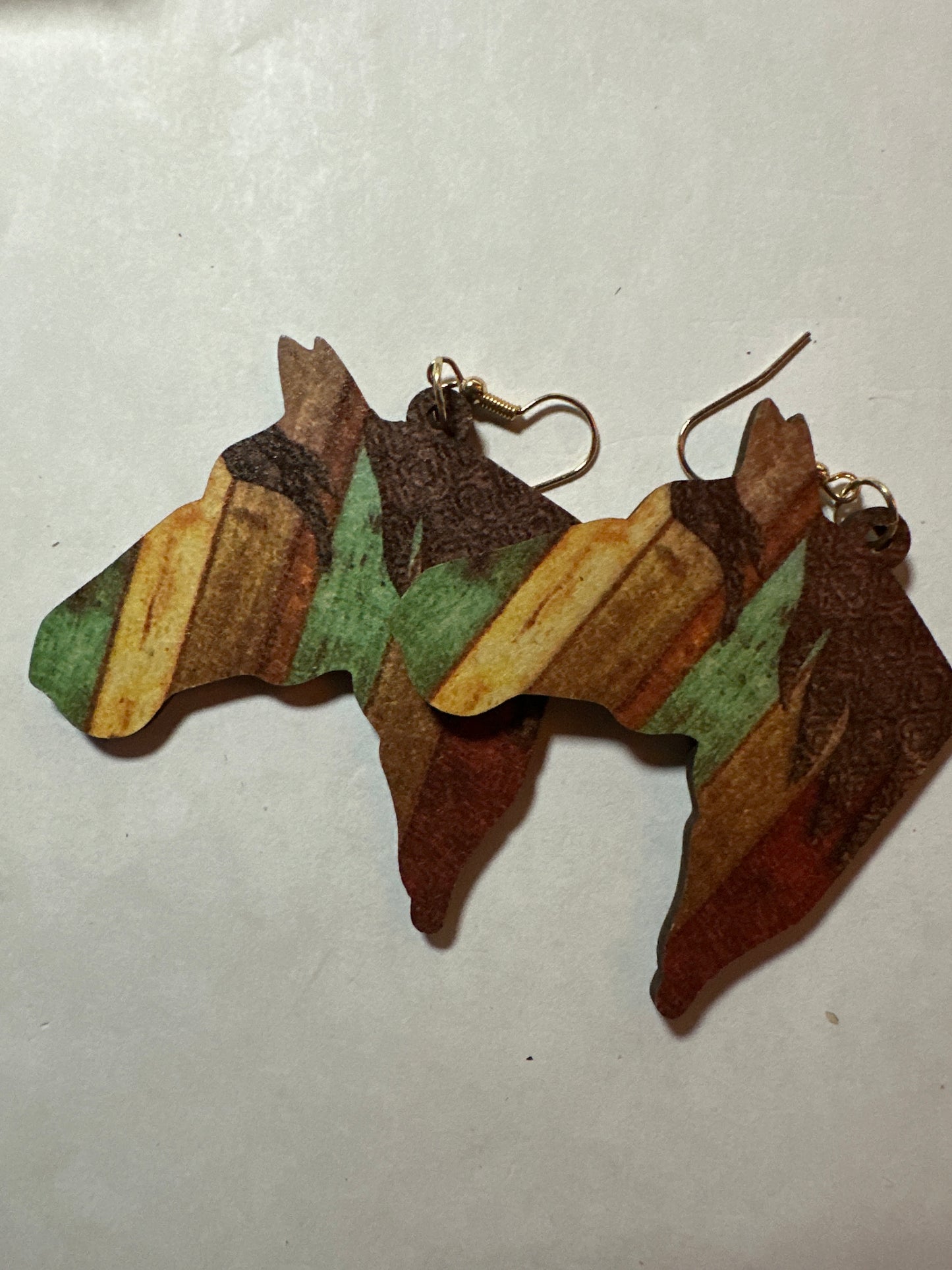 Colorful Horsehead Earrings