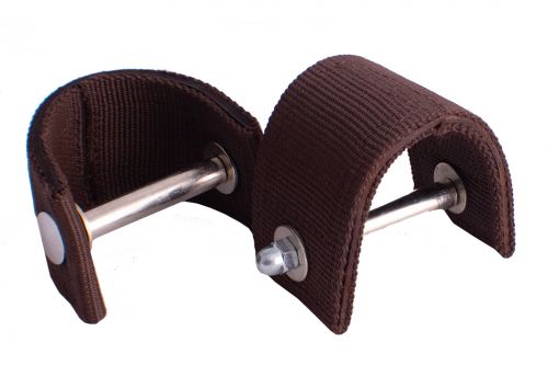 Showman 3" Nylon Stirrup Turners - Brown 99ST