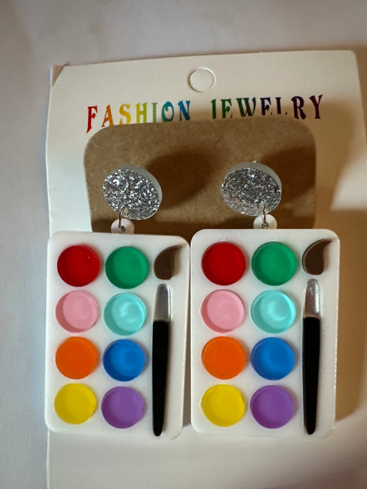 Paint Tray Earrings
