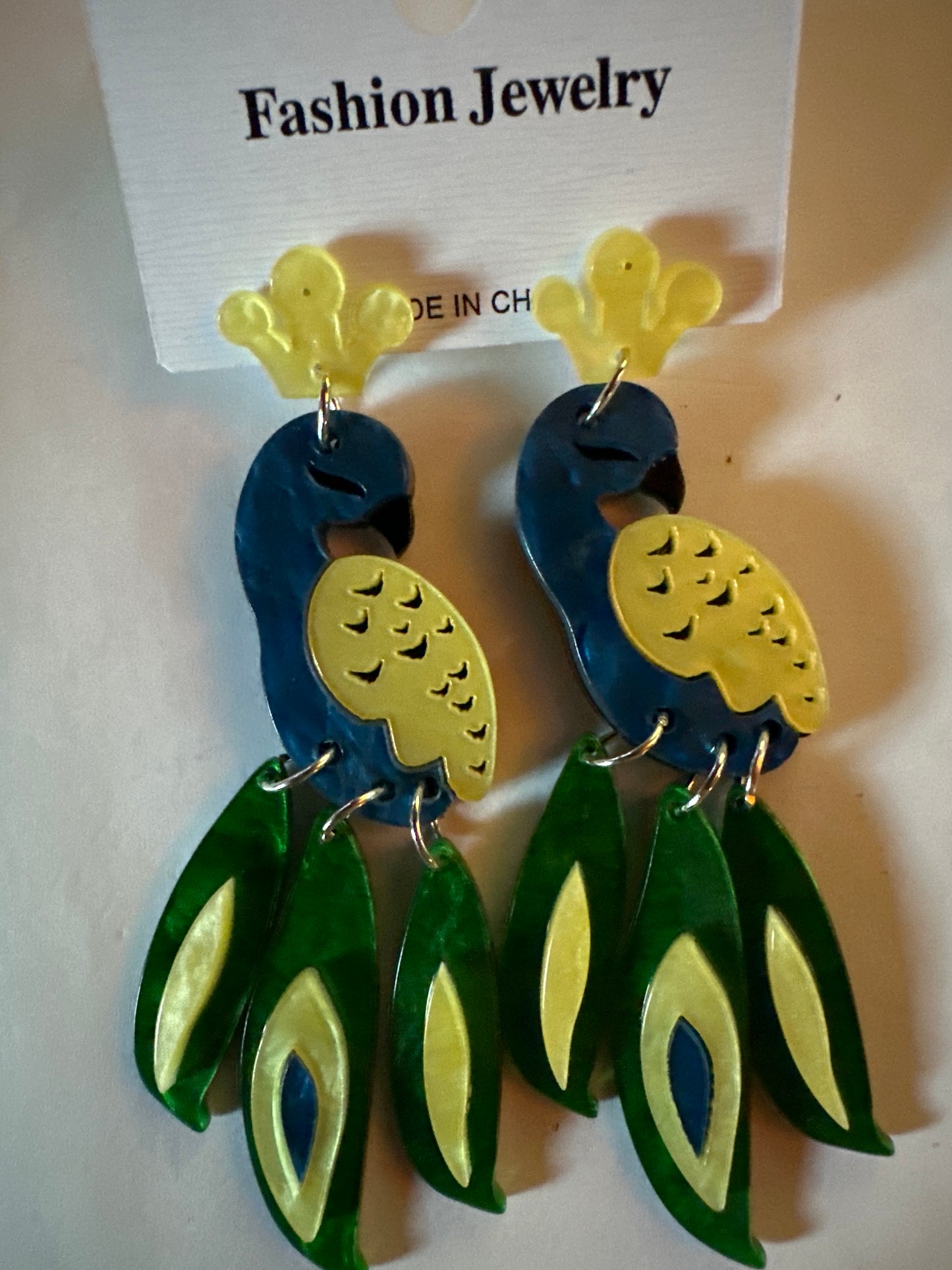 Peacock Earrings