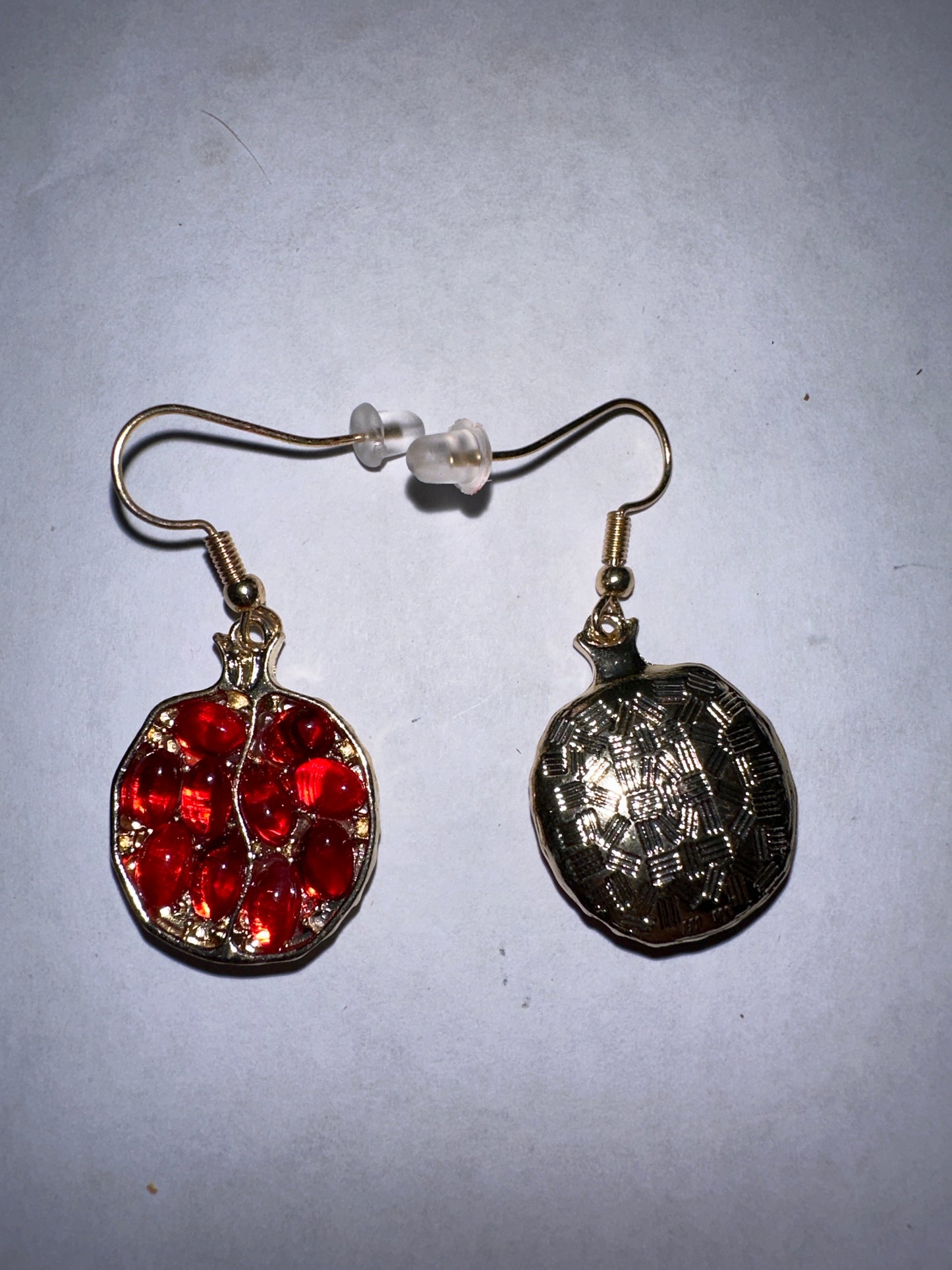 Red Stone Earrings