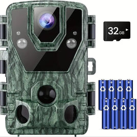 Hunting Camera 1080P 24MP Wild Trail Game Cam Infrared Night Vision Outdoor Motion Activated Trigger Scouting Photo Traps