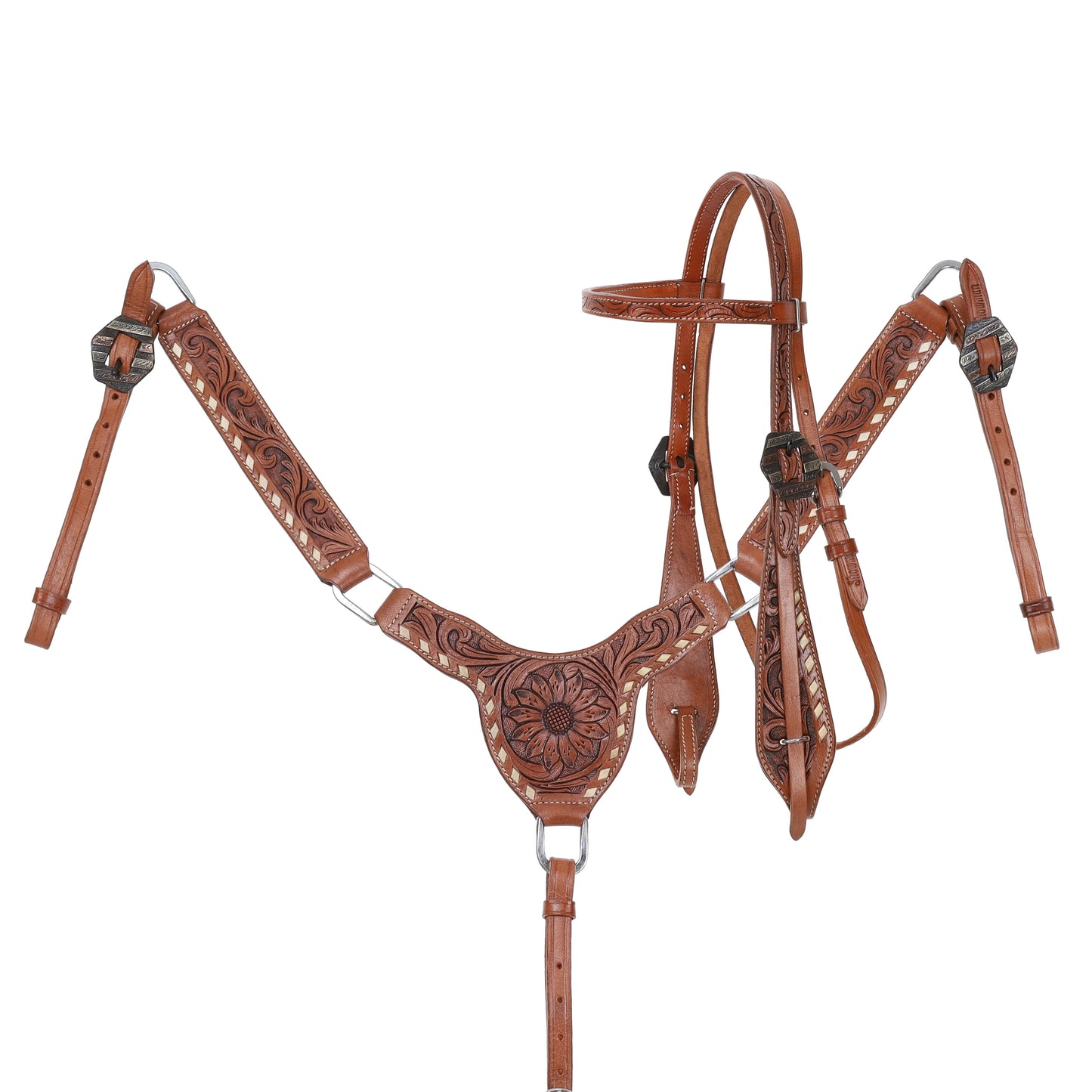 Showman Summerfield Browband Headstall and Breastcollar Set Product ID: 8230