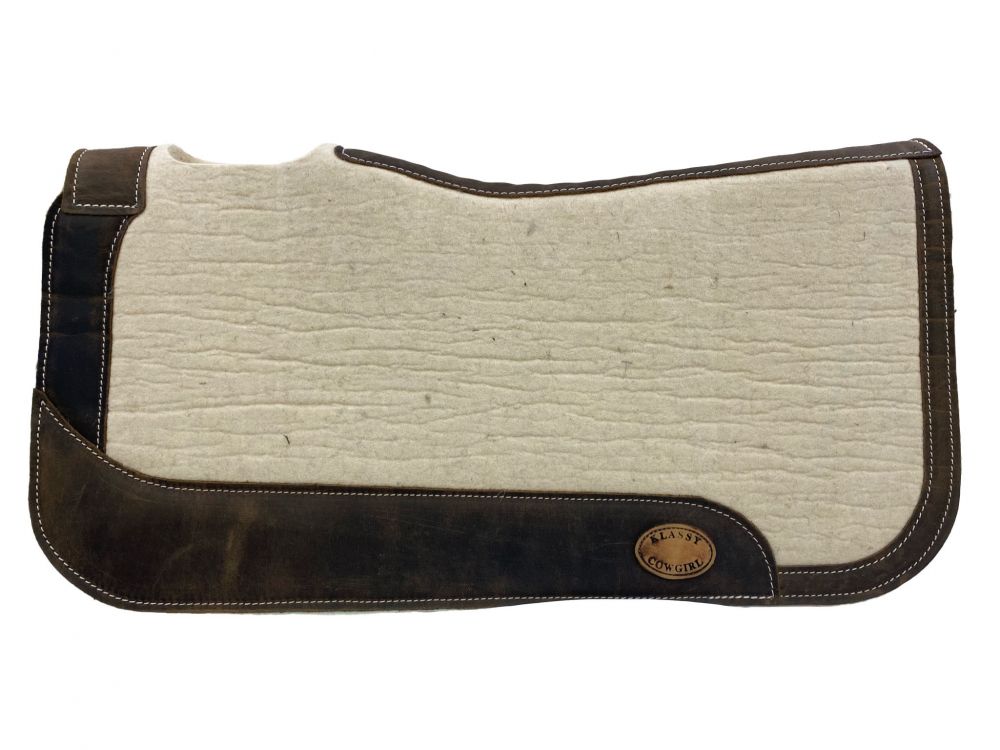Klassy Cowgirl 28" x 30" 100% Mohair Pure Wool saddle pad KC-3910