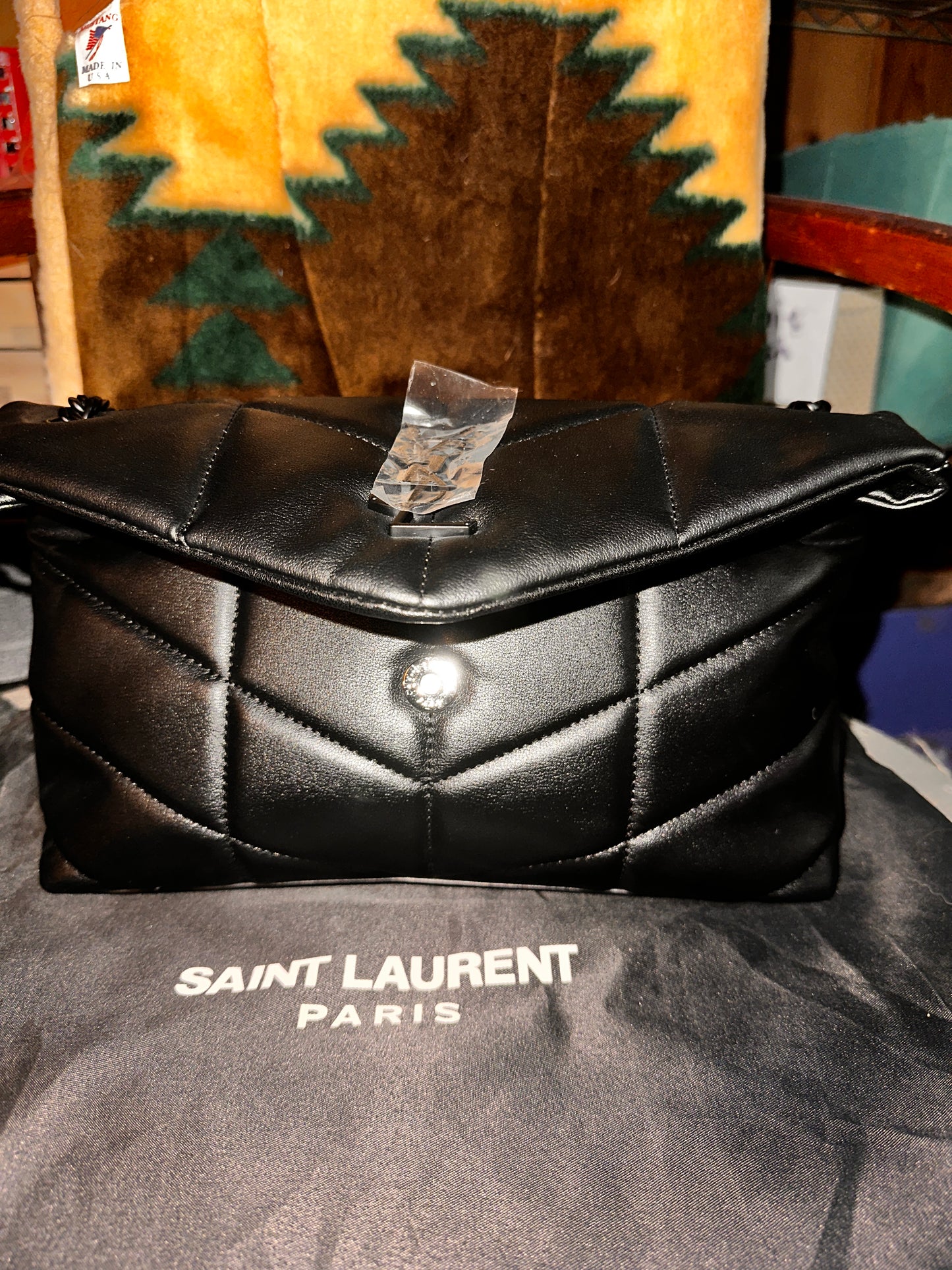 Saint Laurent Loulou Toy YSL Puffer Leather Crossbody Bag