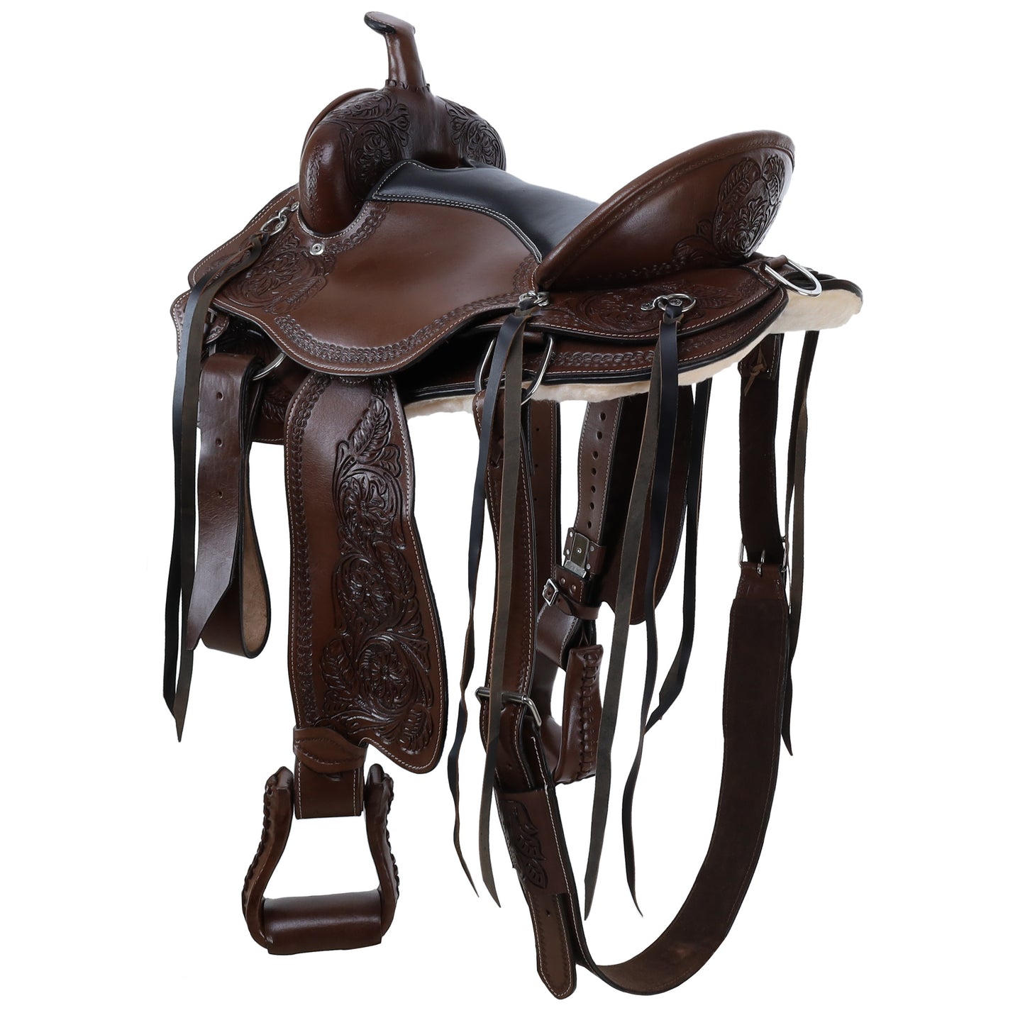 Old Frontier Pleasure Style Saddle Set - 15, 16, 17, 18 Inch SS205