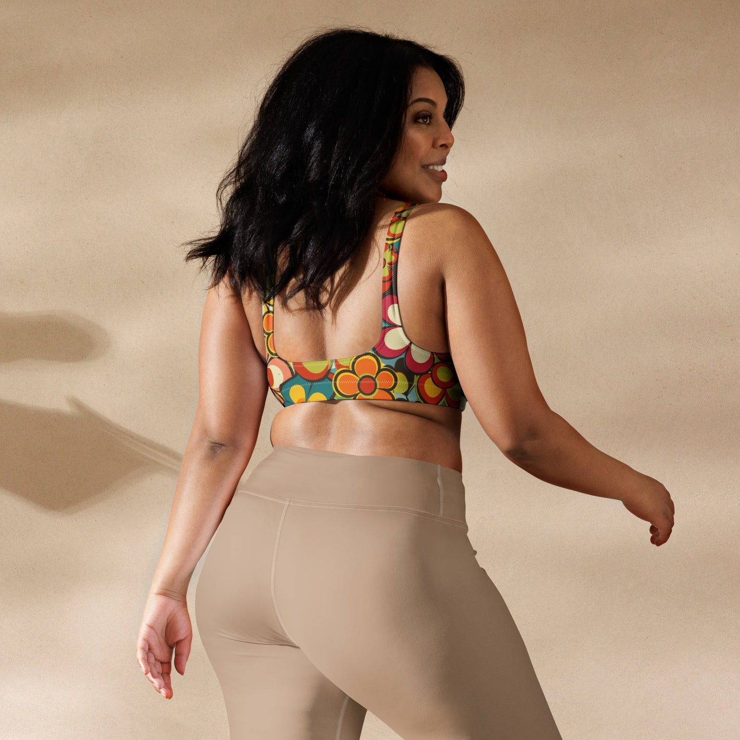 Yeehaw Woodstock Retro Floral Bikini Top